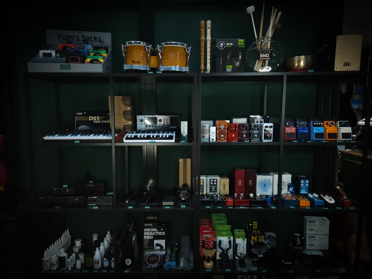 Pedals and percussion